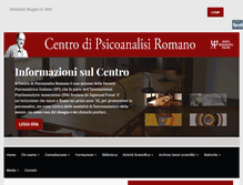 Tablet Screenshot of centropsicoanalisiromano.it